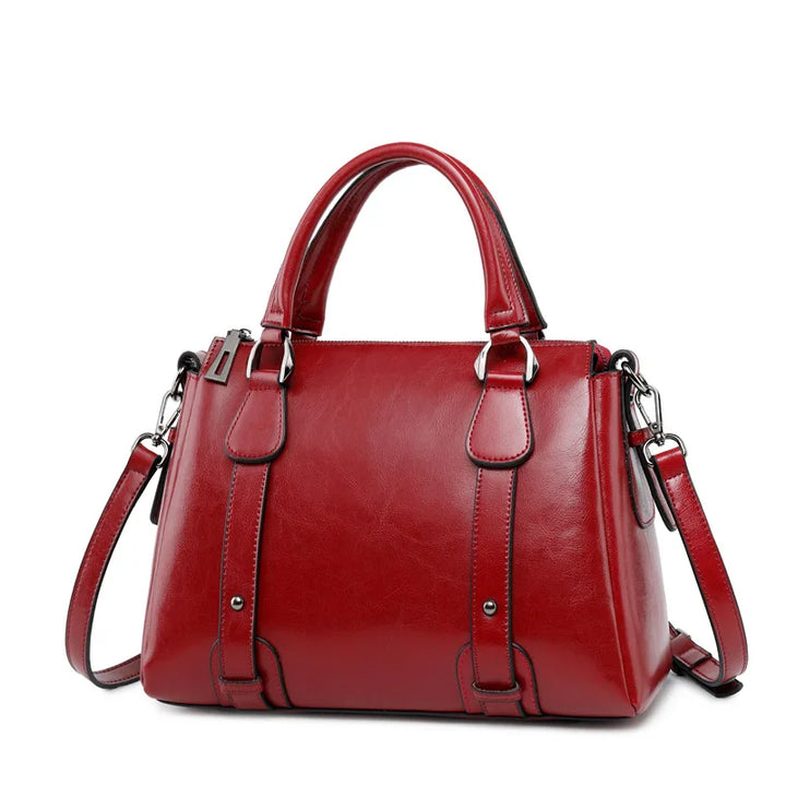 Borsa a tracolla liscia