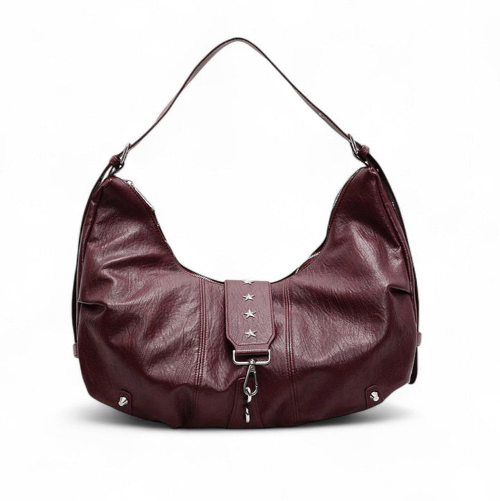 Borsa a tracolla liscia