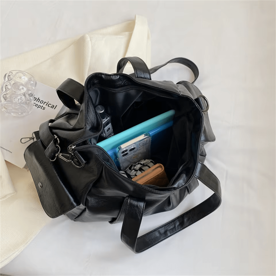 Borsa tote oversize morbida e liscia