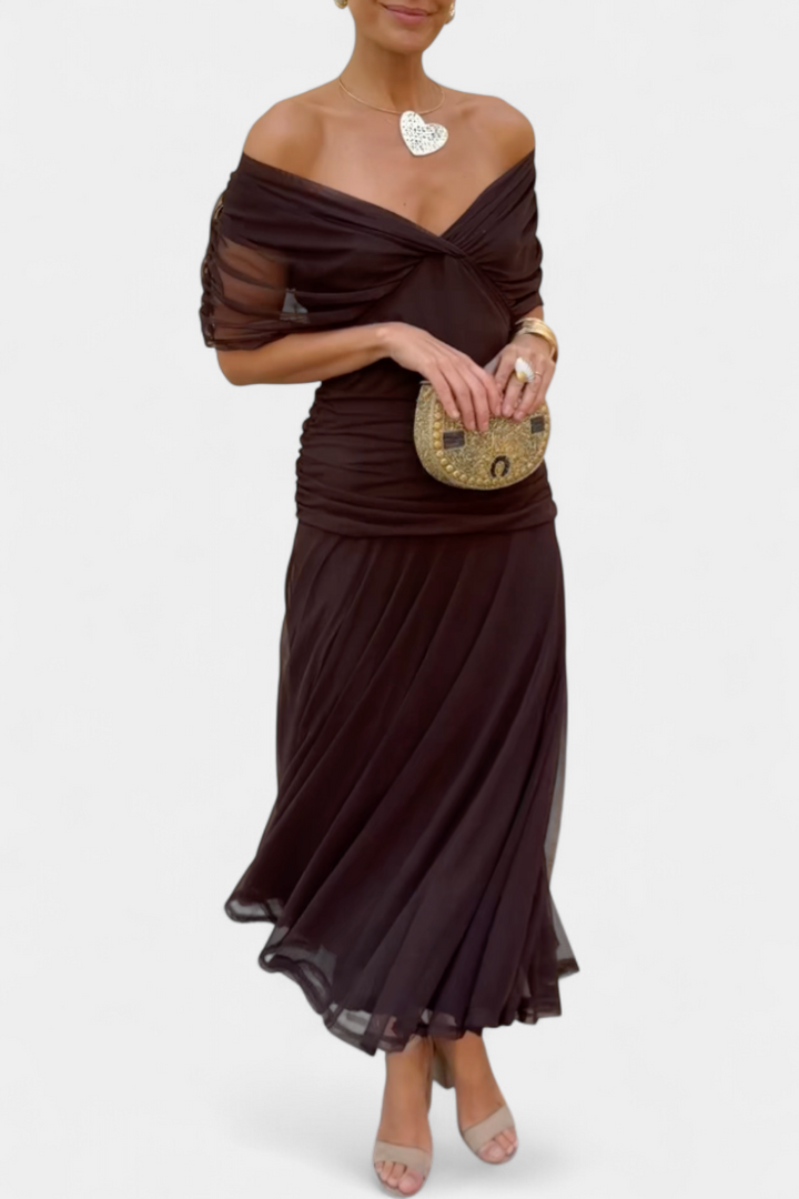 Magda | Vestito lungo floreale