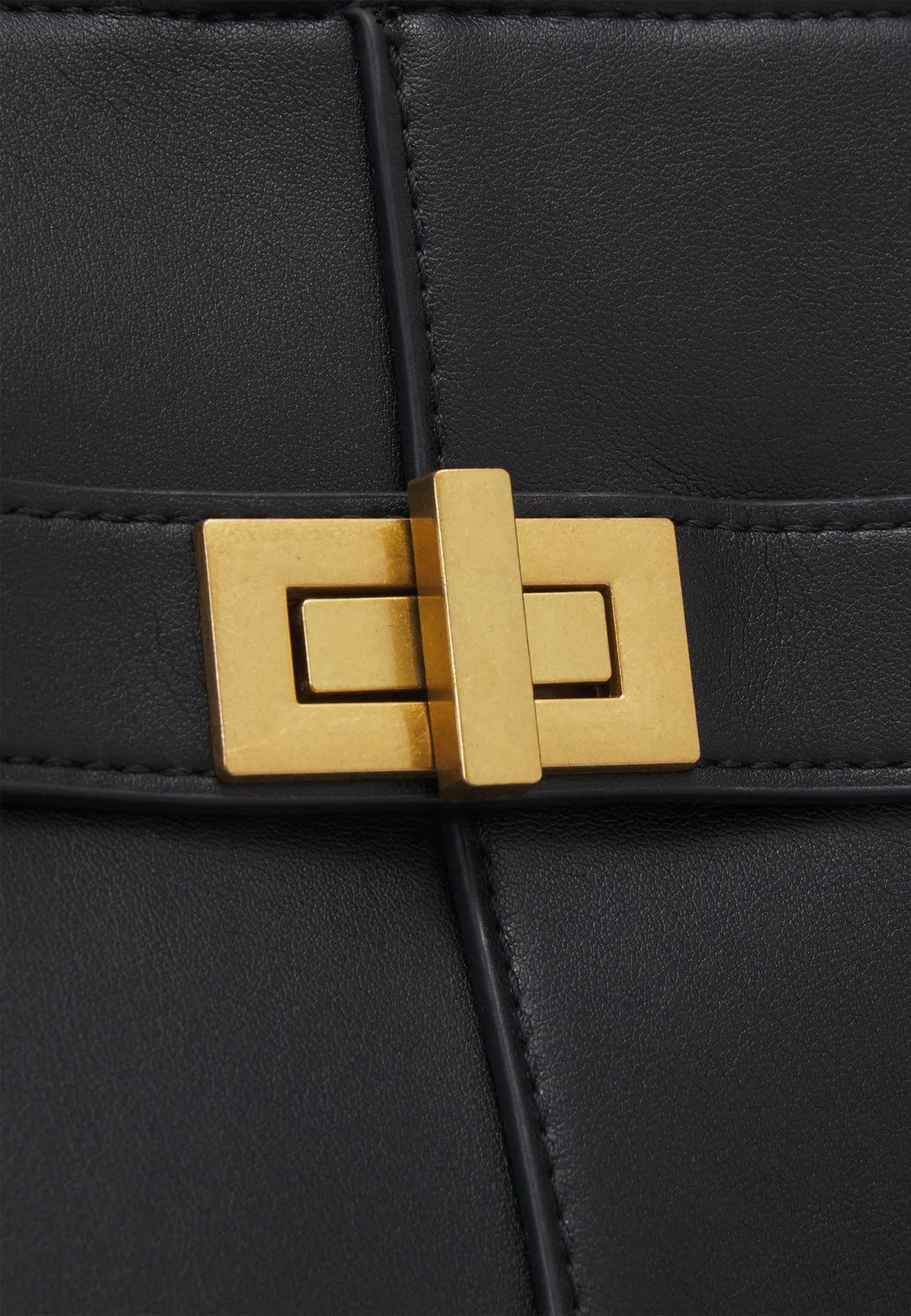 Grande borsa tote con chiusura girevole