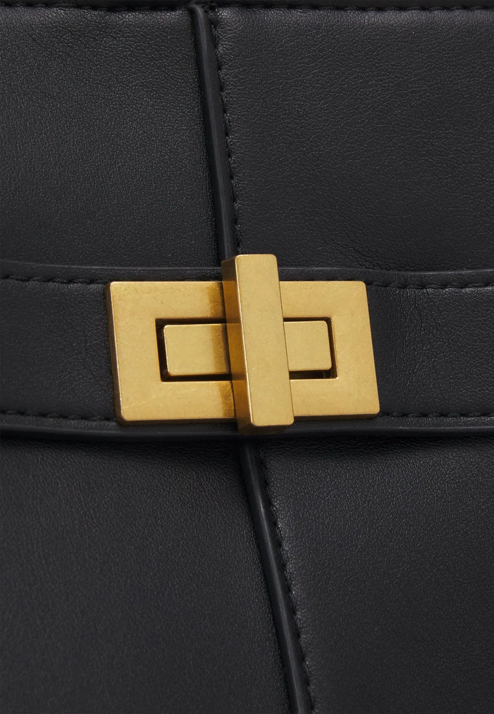 Grande borsa tote con chiusura girevole