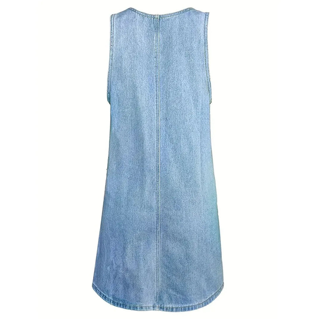 Walentyna | Abito lungo in denim