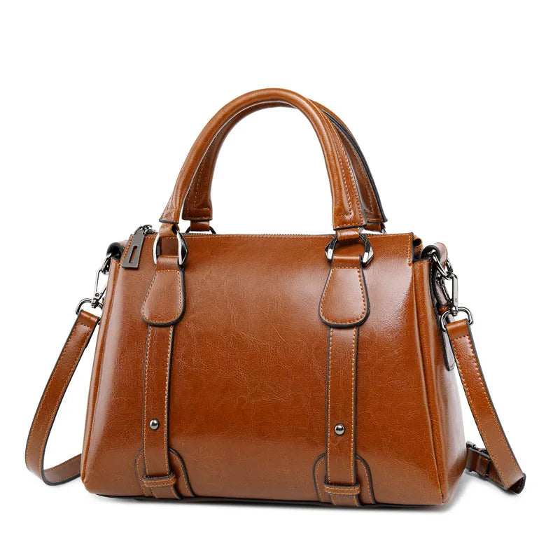 Borsa a tracolla liscia