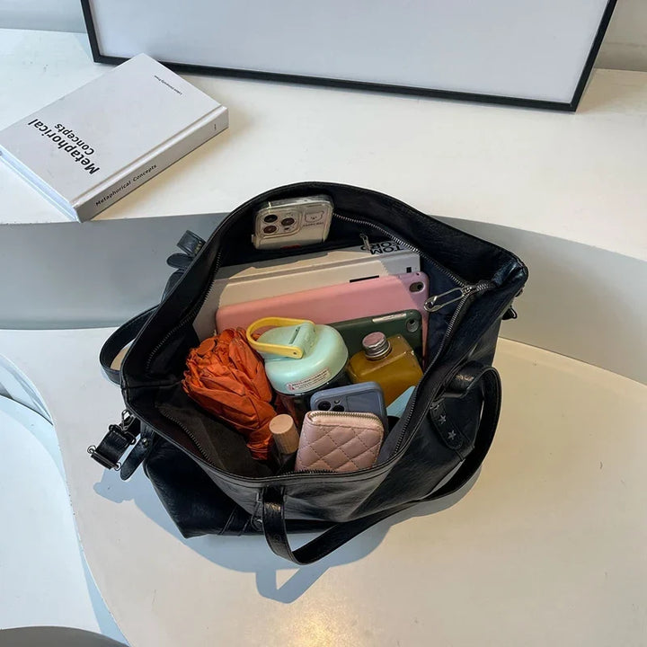 Grande borsa tote strutturata