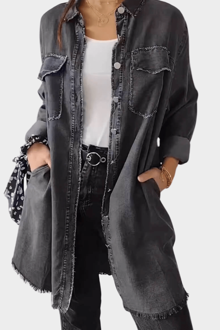 Sidsel | Abito camicia in denim