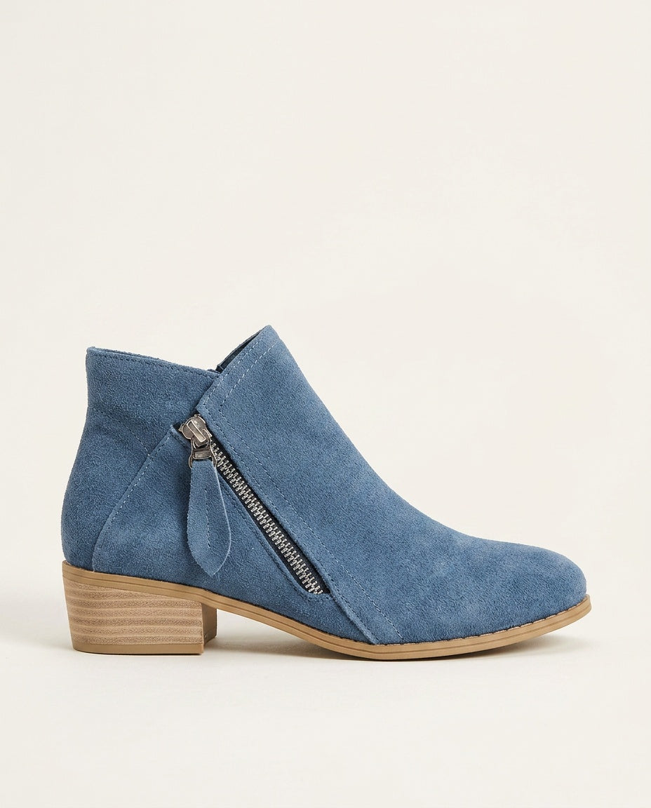 Stivaletti casual con zip