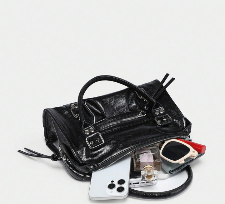 Borsa vintage con un aspetto liscio