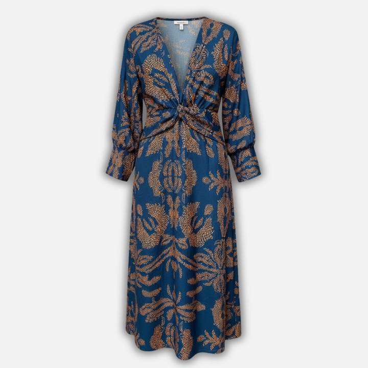 Oľga | Abito maxi boho con maniche lunghe