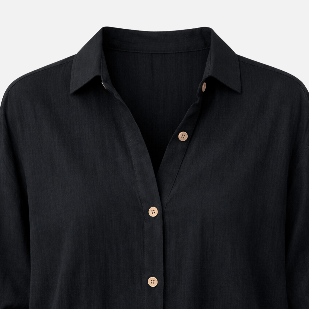 Camicia leggera con bottoni