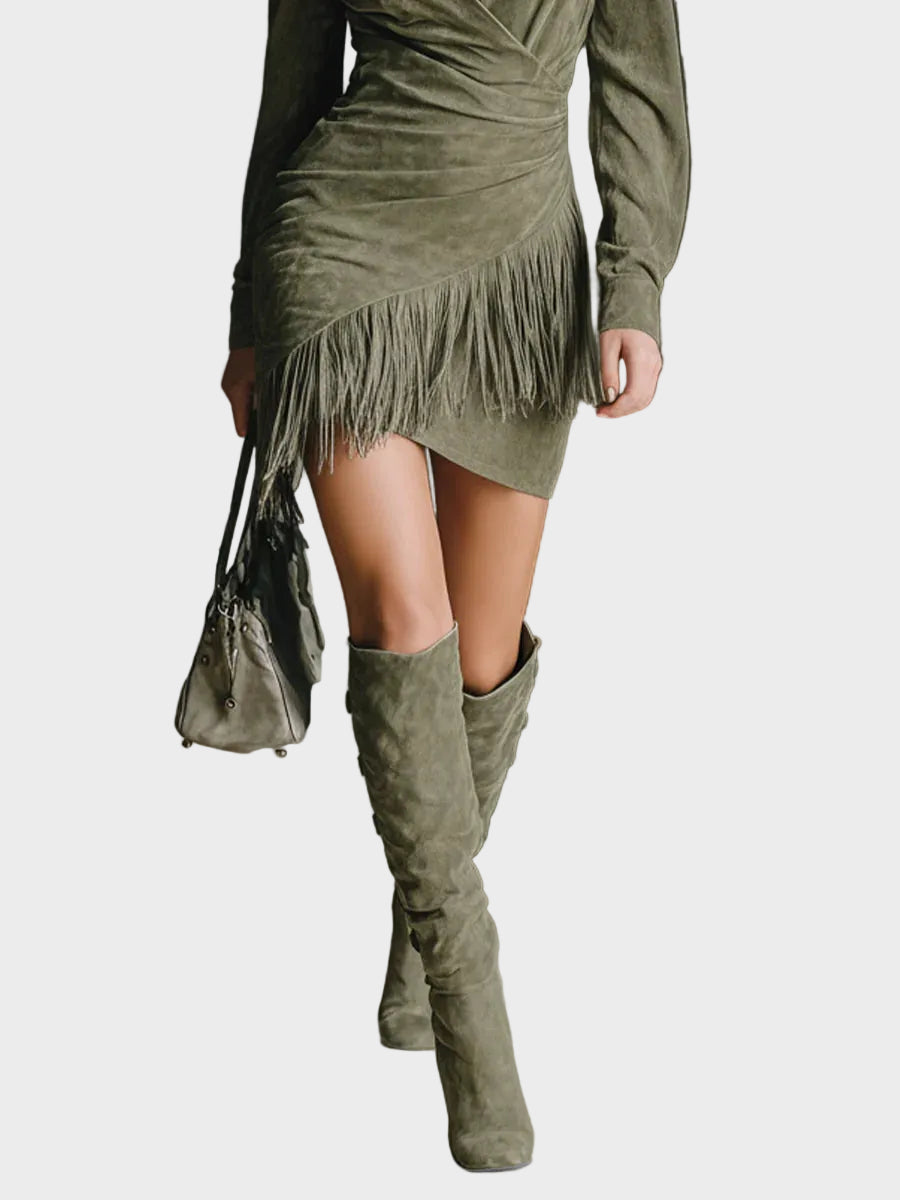 Daria | Vestito mini verde