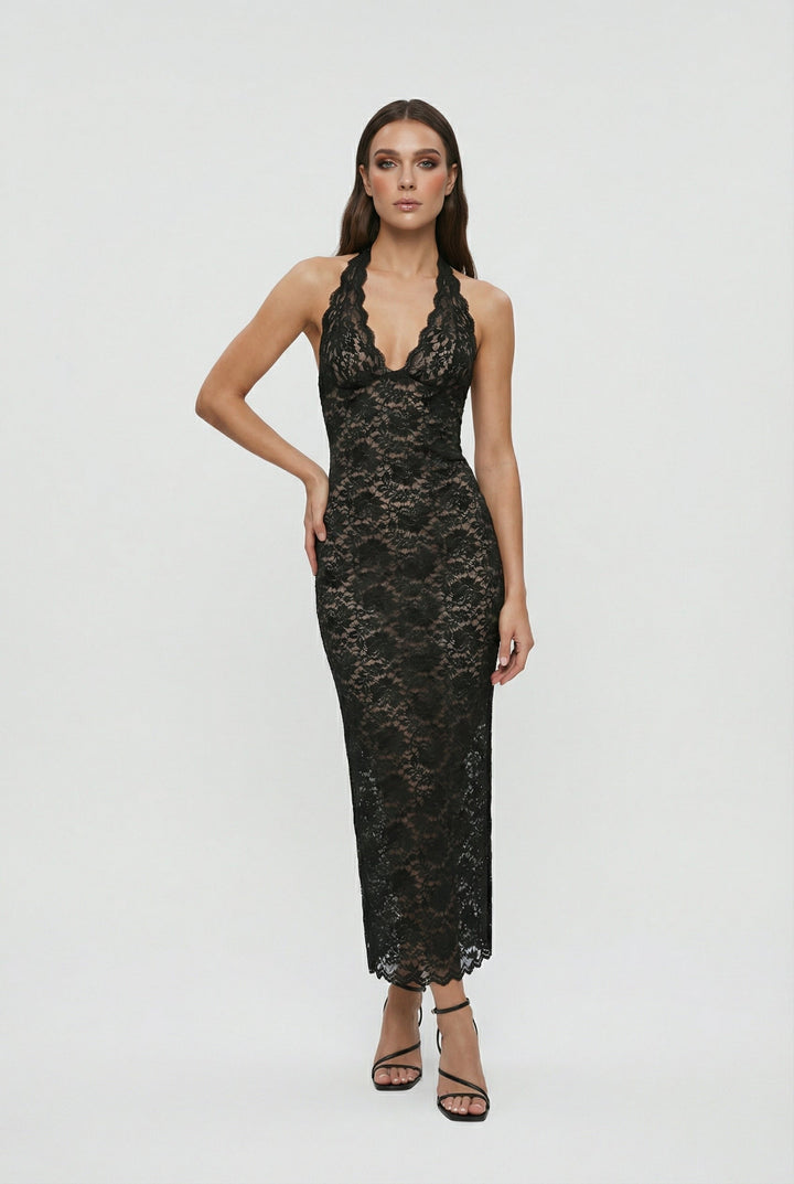 Gizela | Abito maxi romantico