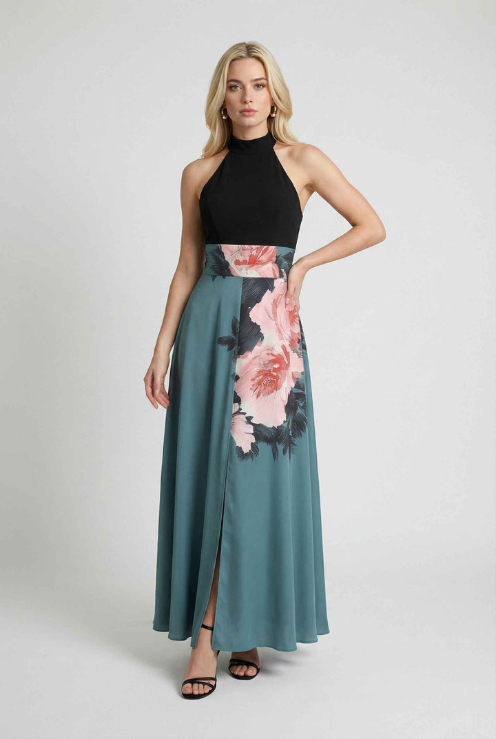 Carmen | Abito maxi floreale