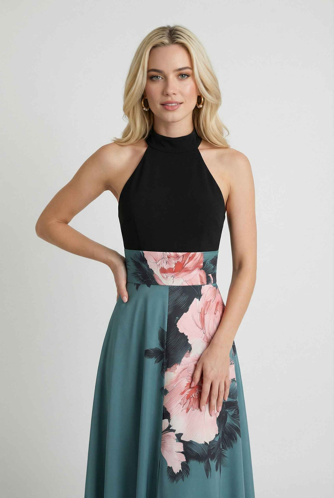 Carmen | Abito maxi floreale