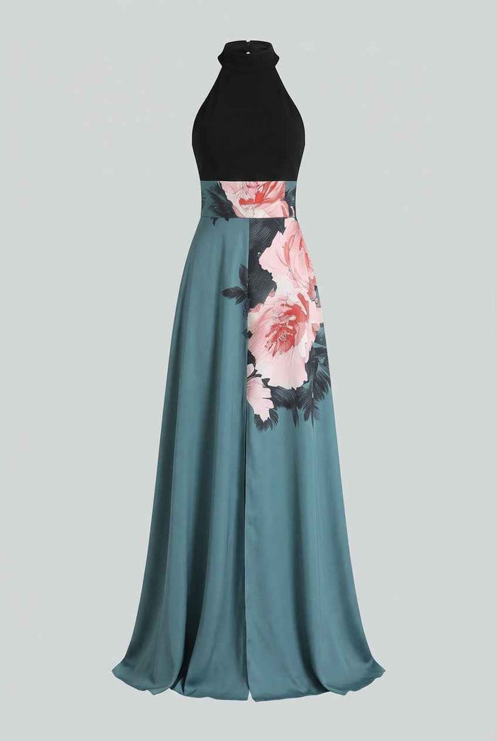 Carmen | Abito maxi floreale