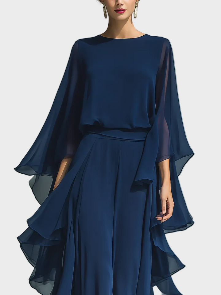 Aurora | Completo elegante in chiffon