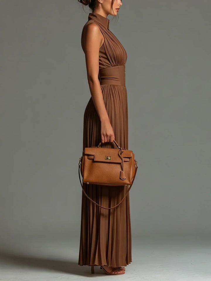 Leontína | Tuta elegante plissettata