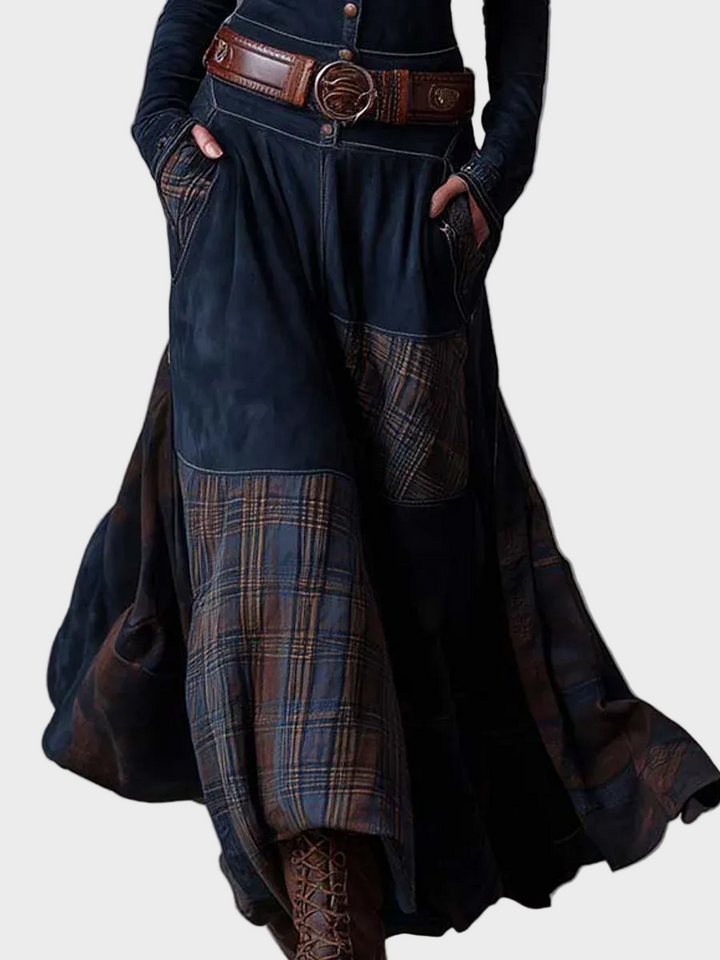 Helena | Abito maxi in velluto