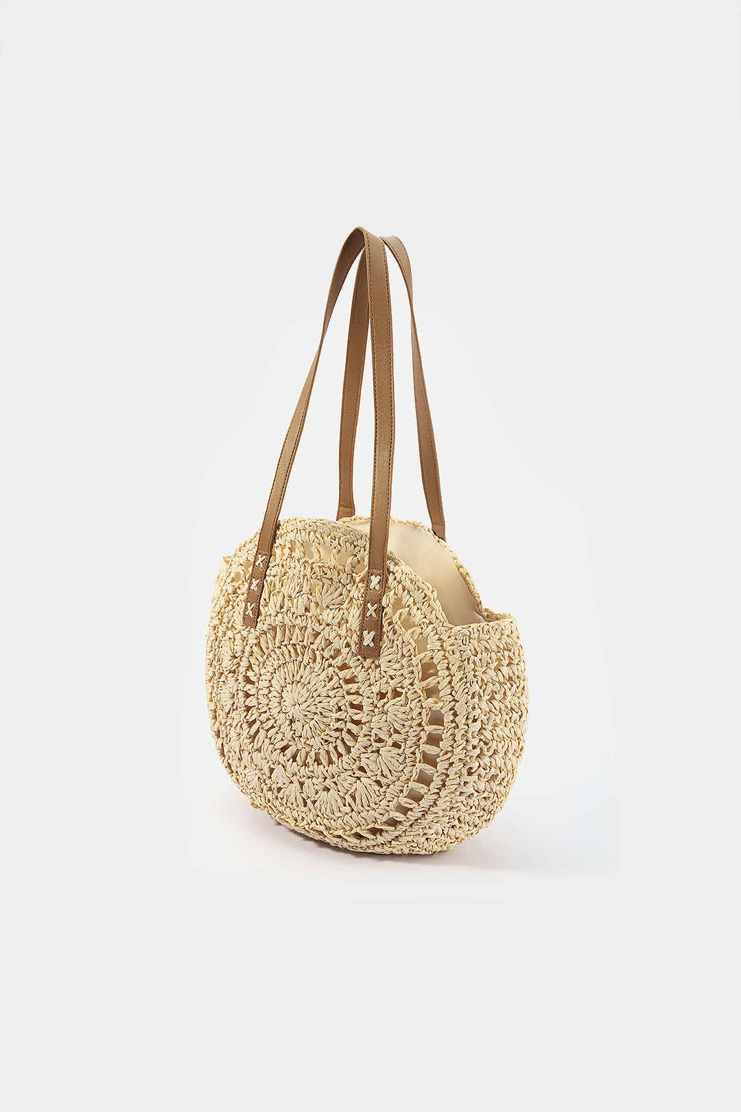 Borsa a tracolla testurizzata