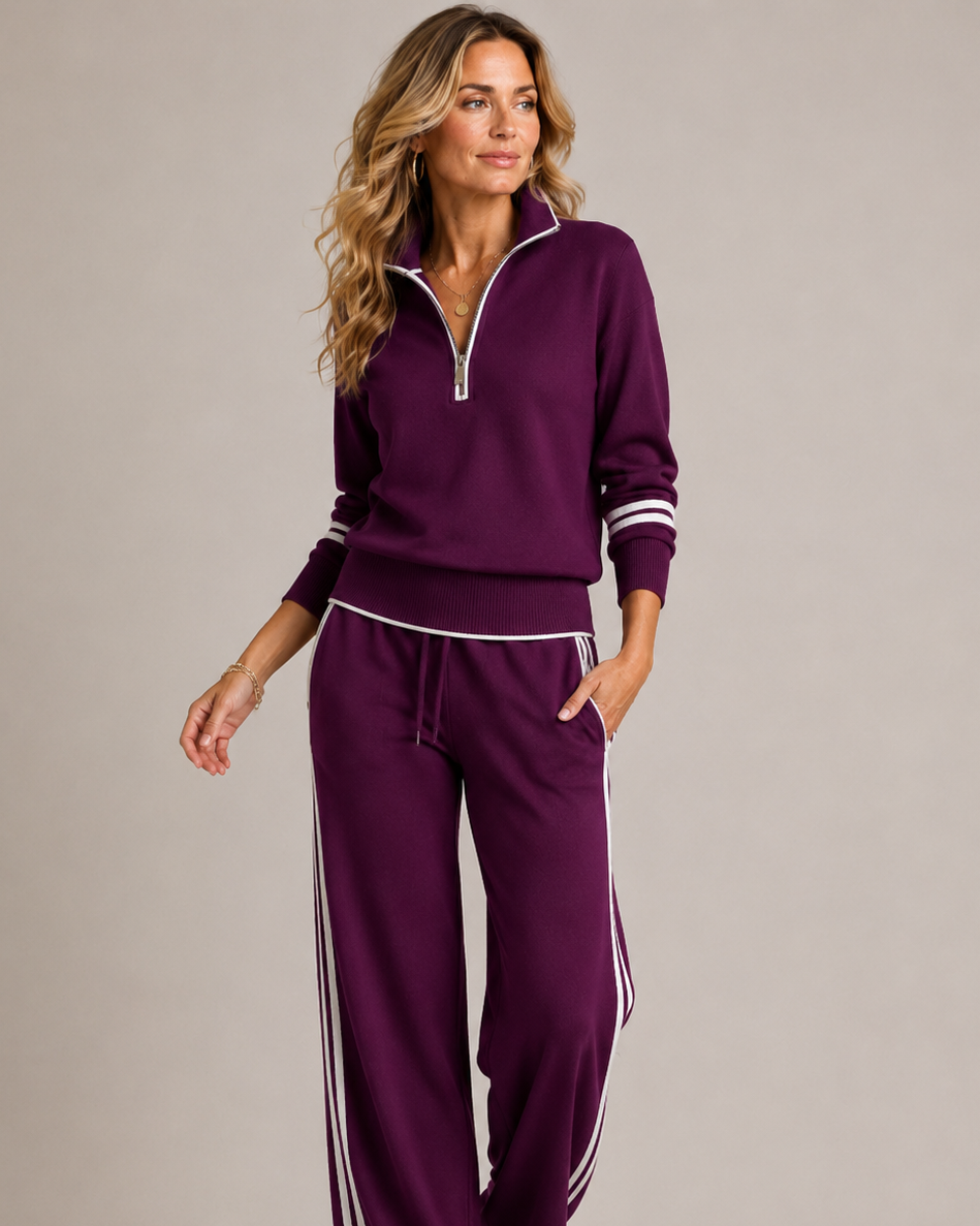Marieta | Completo con pantaloni larghi