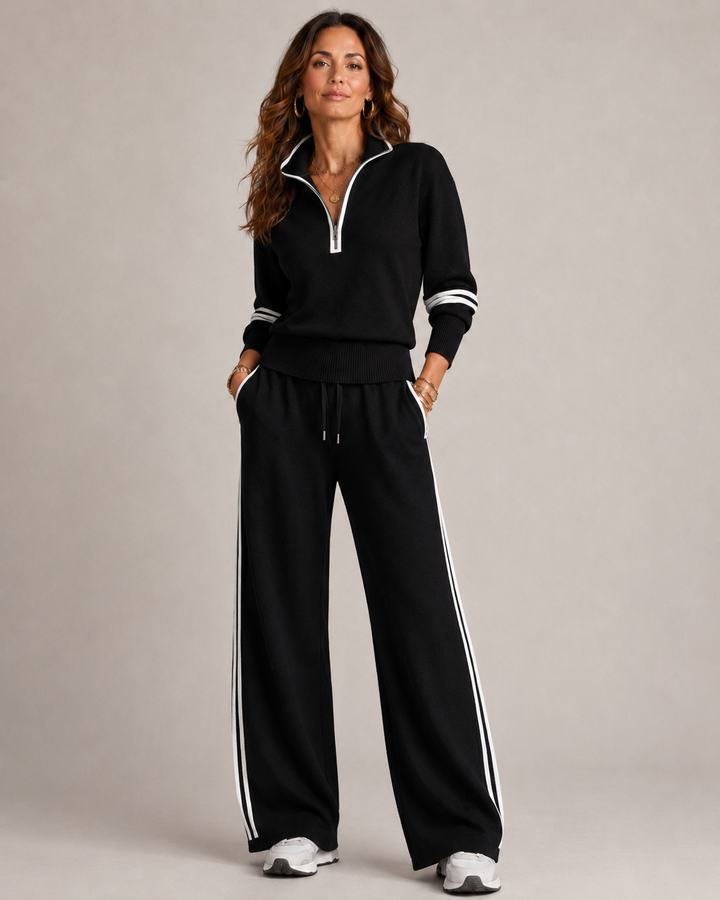 Marieta | Completo con pantaloni larghi