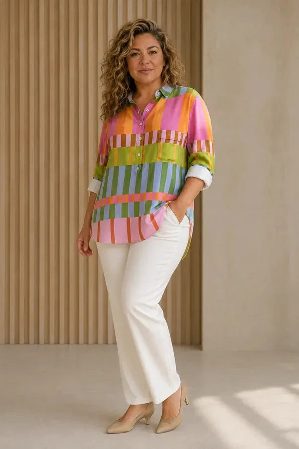 Darja | Blusa stampata con taglio morbido