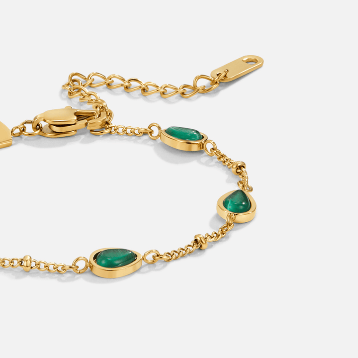 Bracciale Arizona con dettaglio verde
