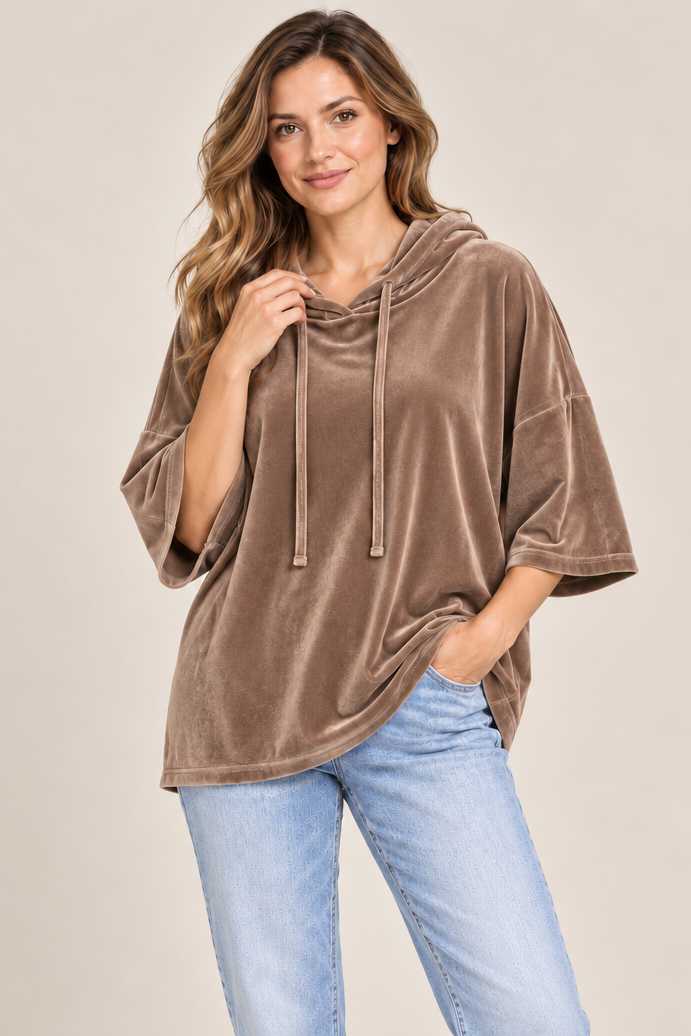 Emese | Felpa oversize con cappuccio