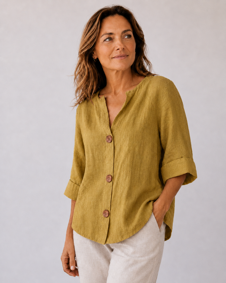 Barbora | Blusa ampia con bottoni
