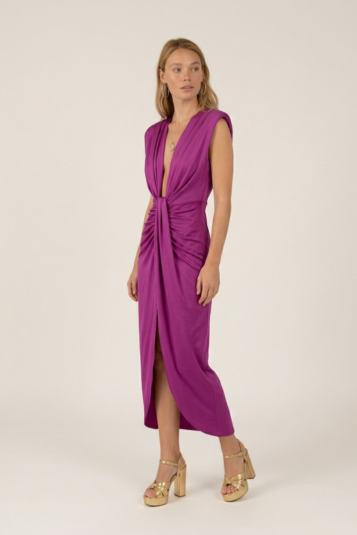 Nataša | Abito elegante plissettato