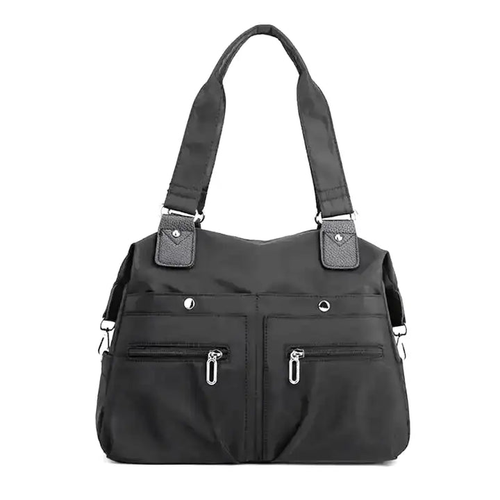 Grande borsa tote spaziosa con più tasche