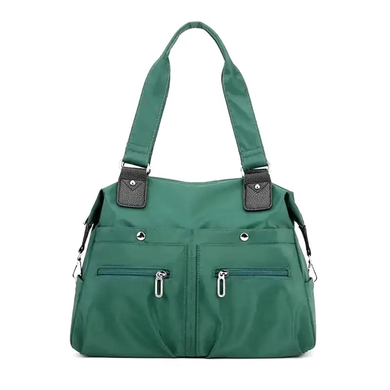 Grande borsa tote spaziosa con più tasche
