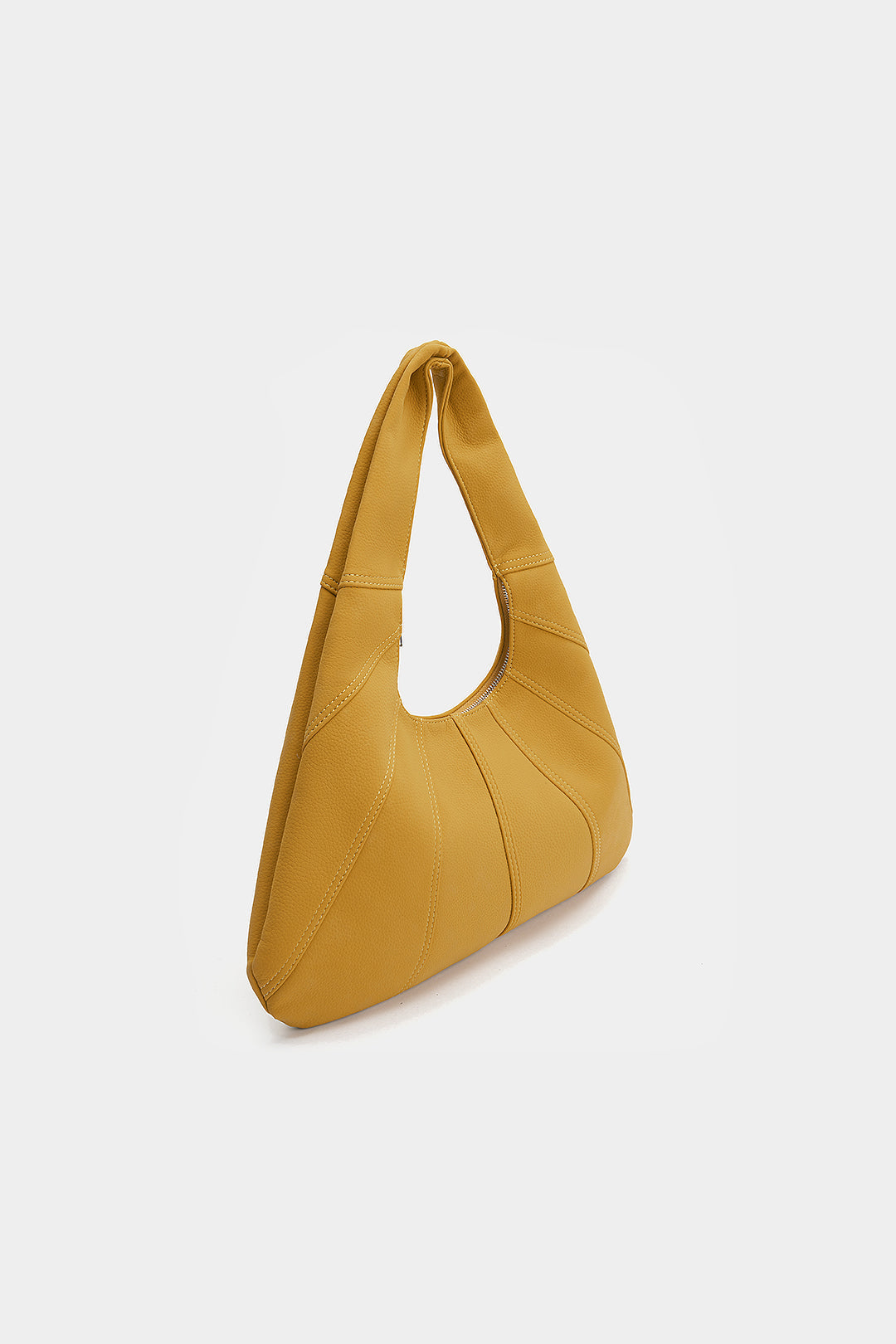 Borsa a spalla con dettaglio cuciture