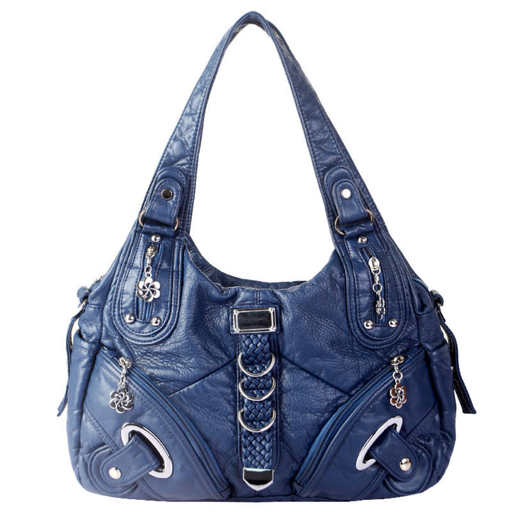 Borsa a tracolla classica liscia
