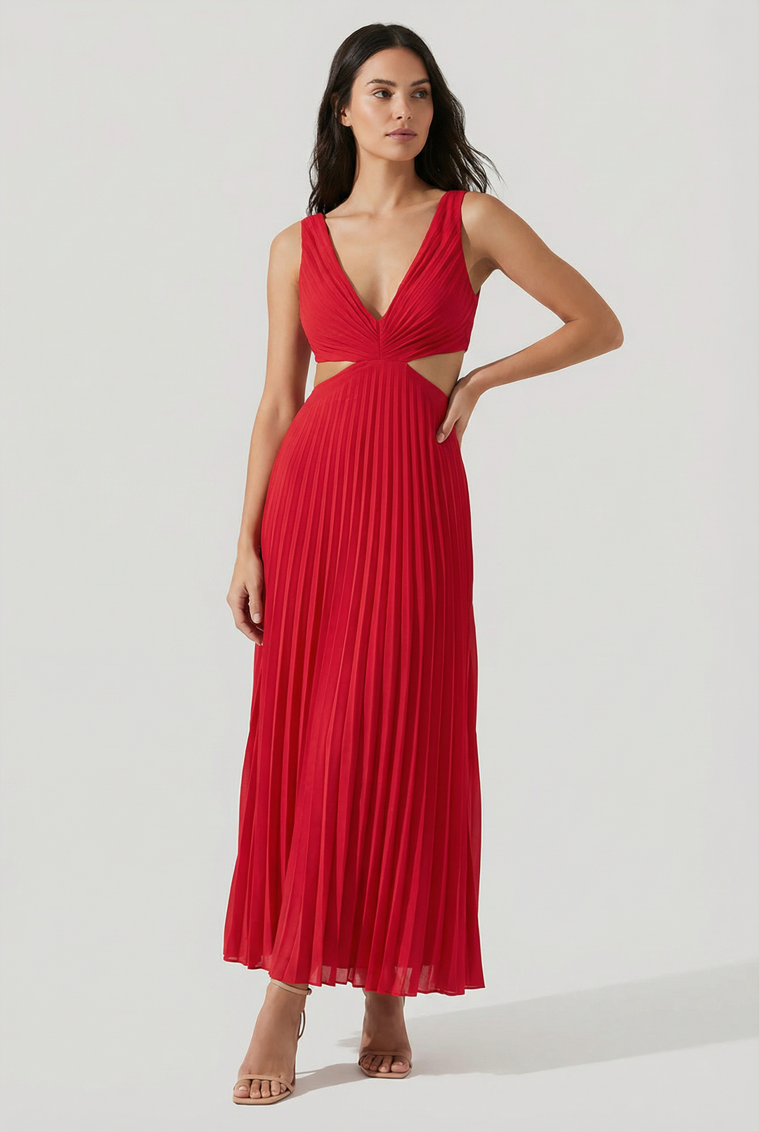 Karina | Eleganti abiti maxi plissettati