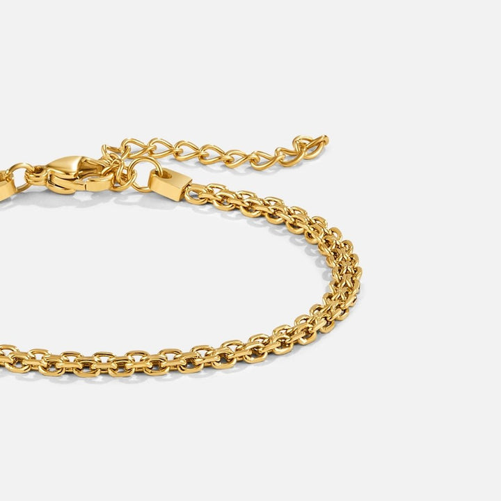 Bracciale a catena dorato Capri