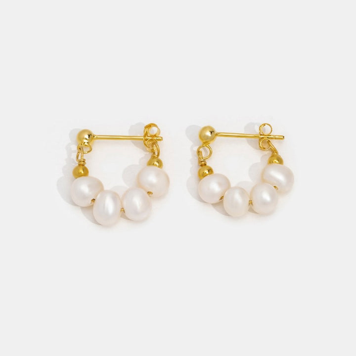 Orecchini circolari Celine con delicato dettaglio