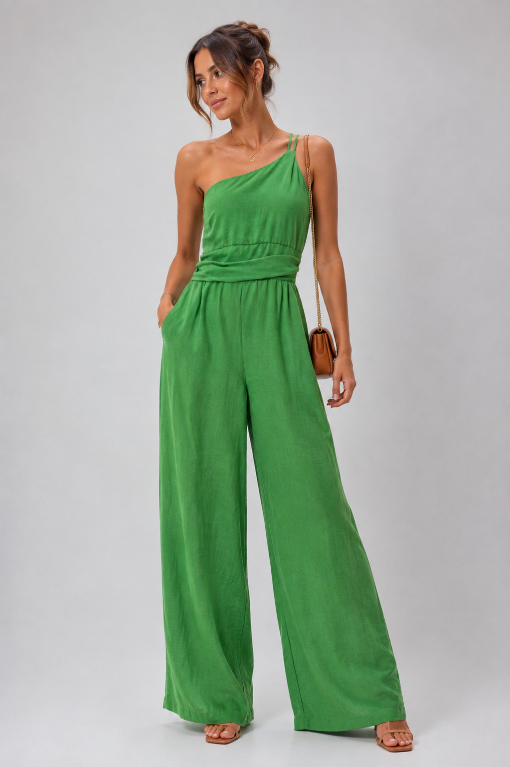 Dária | Tuta fluida con pantaloni larghi