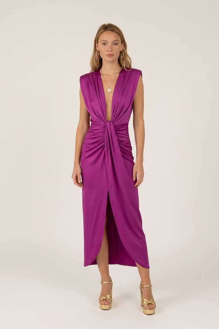 Nataša | Abito elegante plissettato