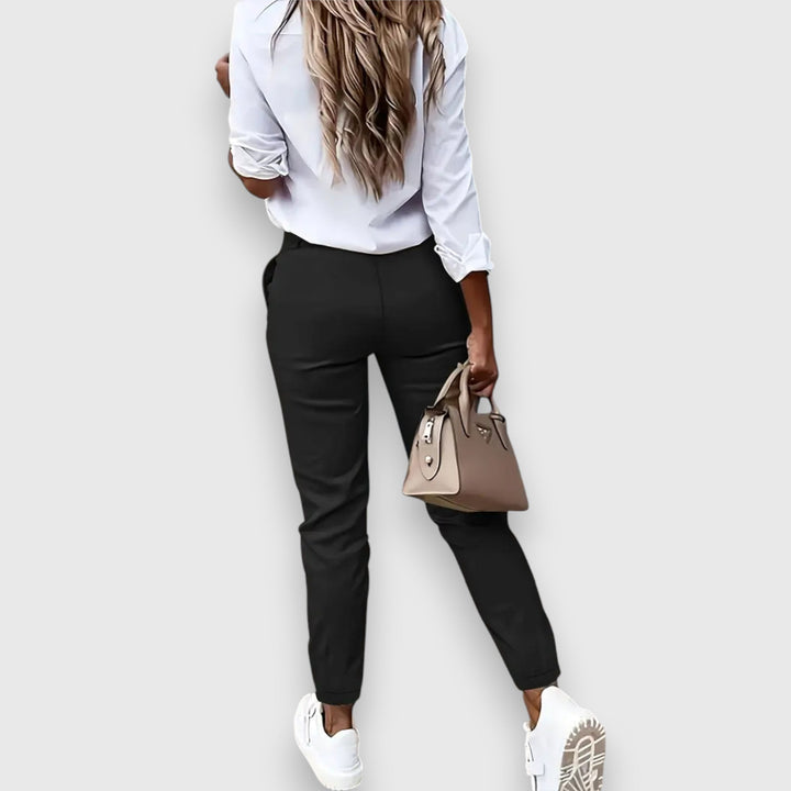 Isabel | Pantaloni eleganti a vita