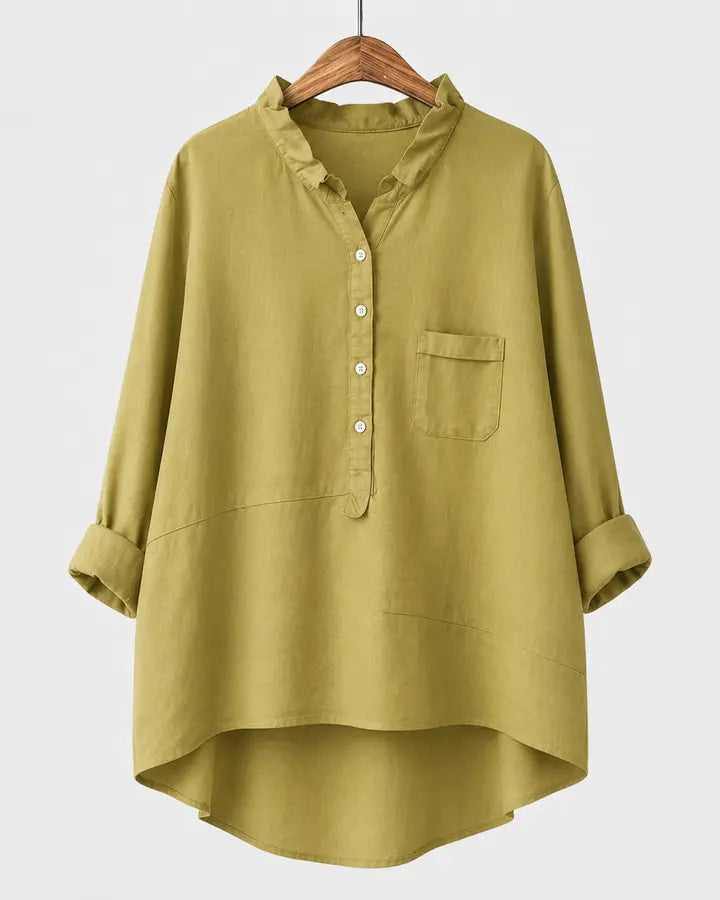 Róberta | Blusa a fantasia con bottoni