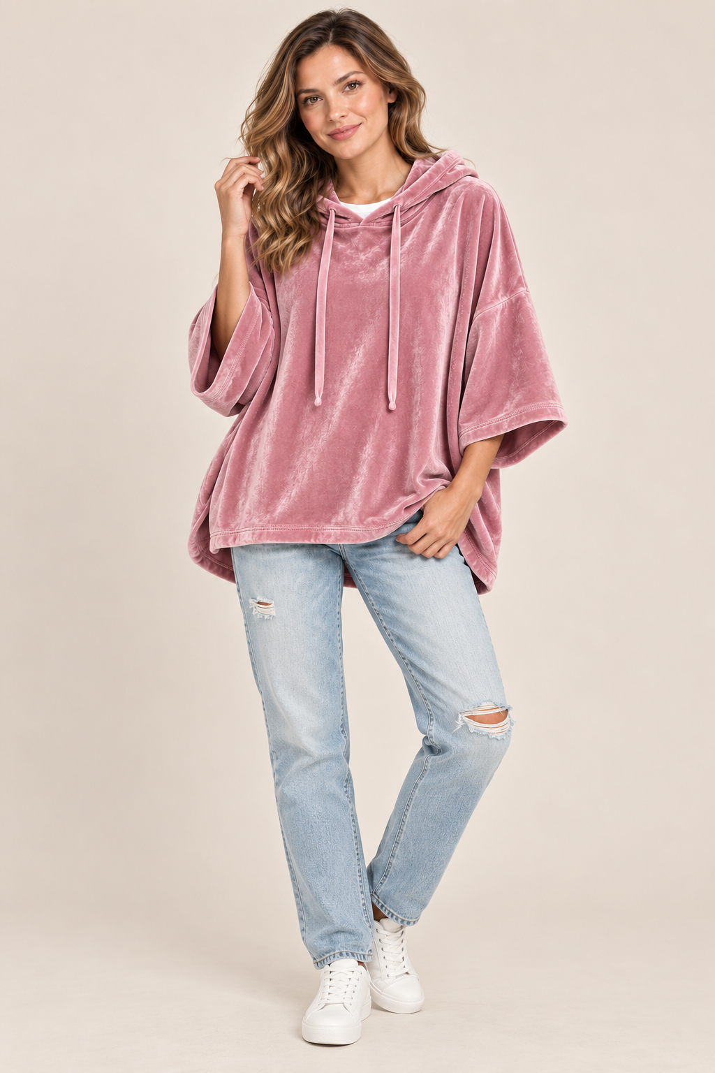 Emese | Felpa oversize con cappuccio