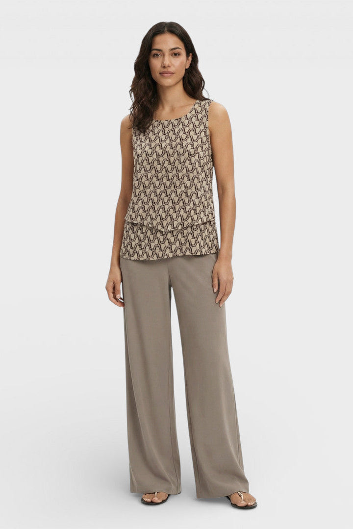Svetozára | Completo con top largo e pantaloni larghi