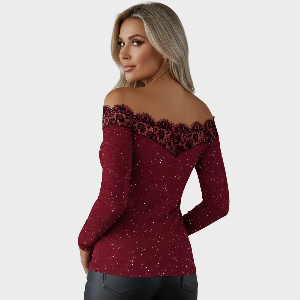 Stella | Blusa in pizzo
