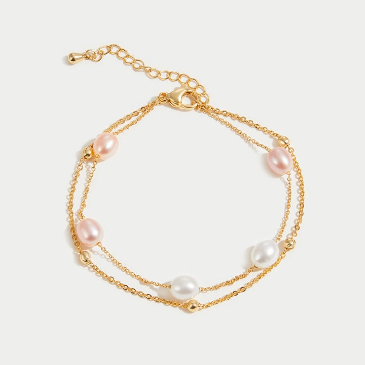 Bracciale a strati con dettaglio delicato