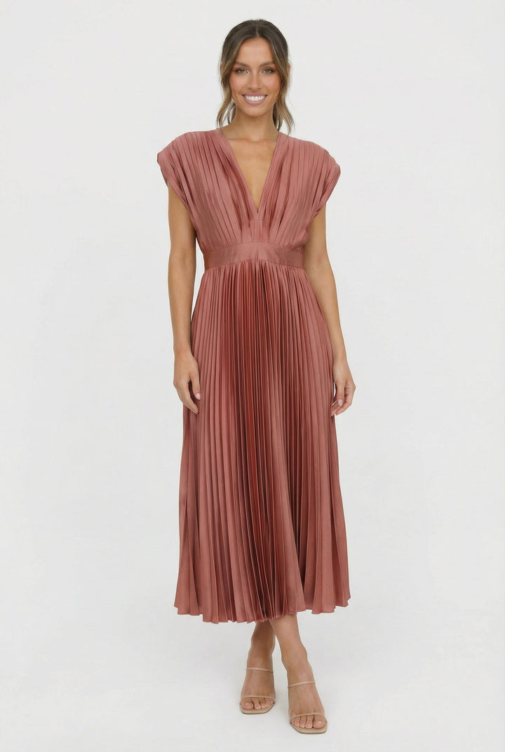 Marika | Abito maxi elegante con motivo
