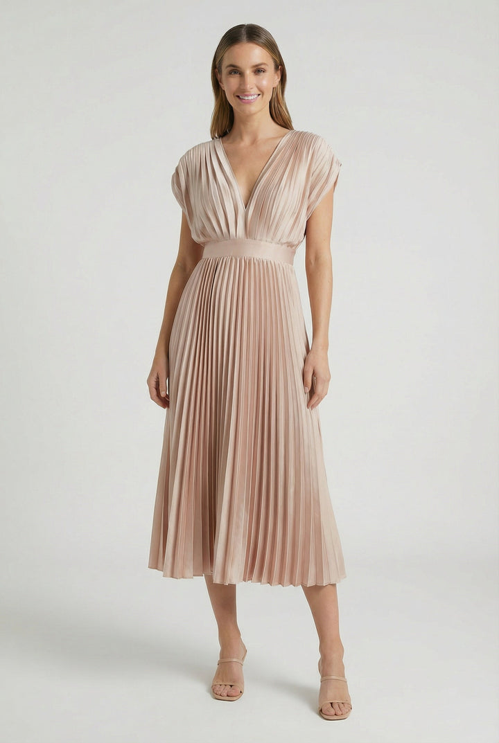 Marika | Elegante maxi abito con motivo