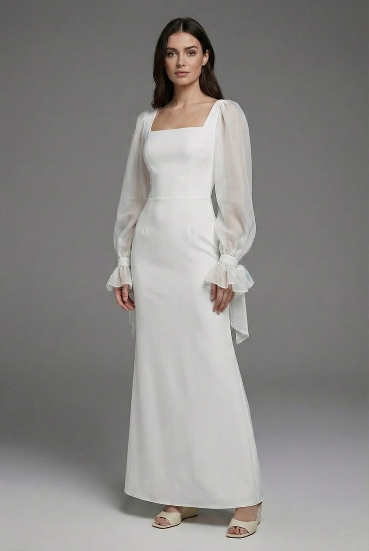 Ivanka | Maxi abito da sera bianco