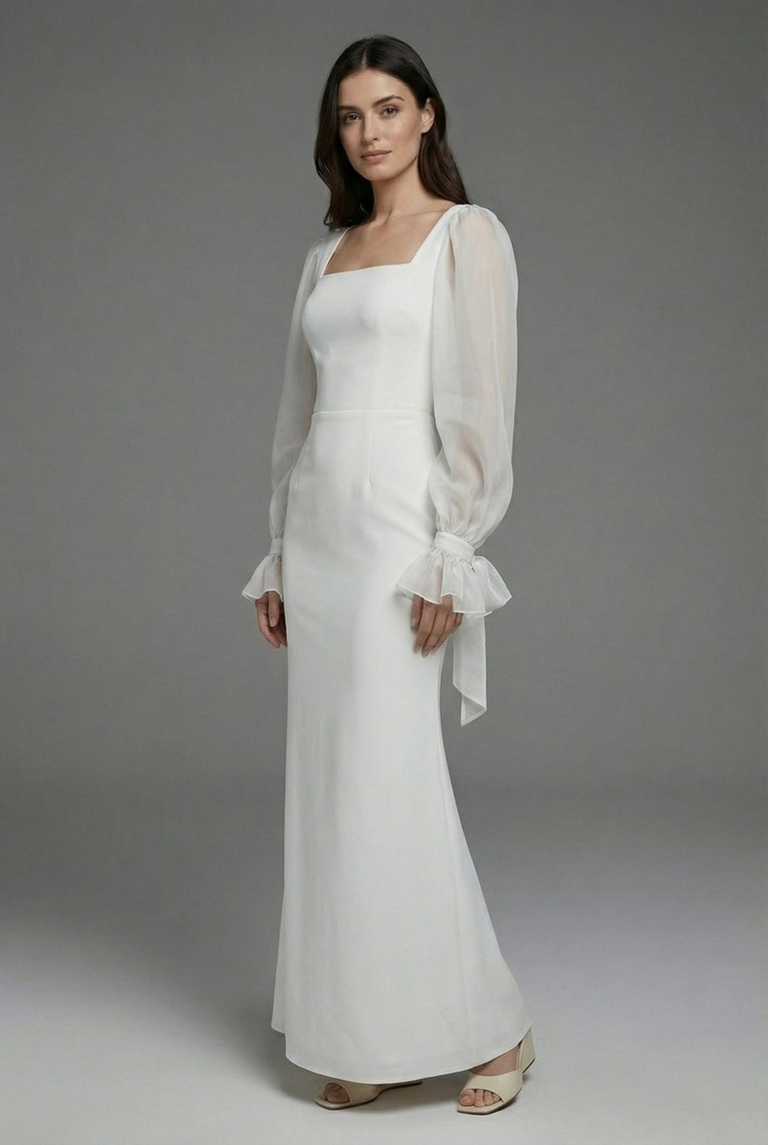 Ivanka | Abito maxi bianco da cerimonia