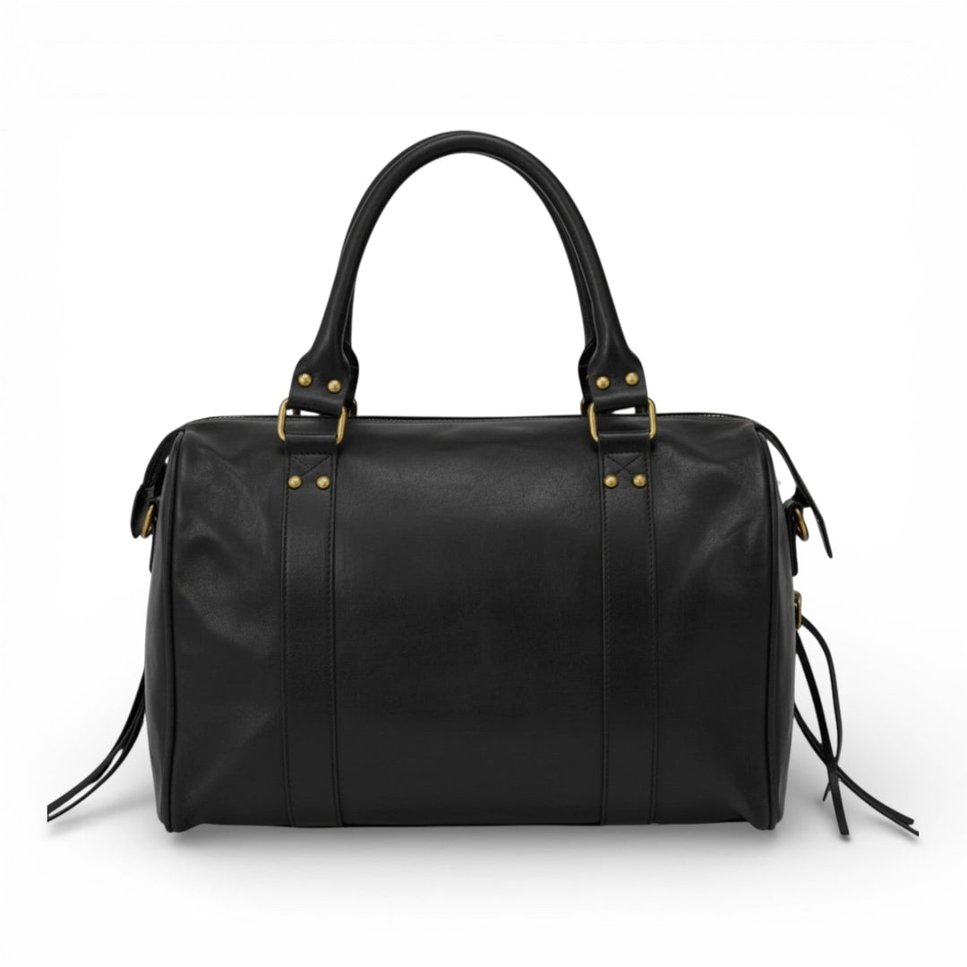 Grande borsa tote vintage liscia
